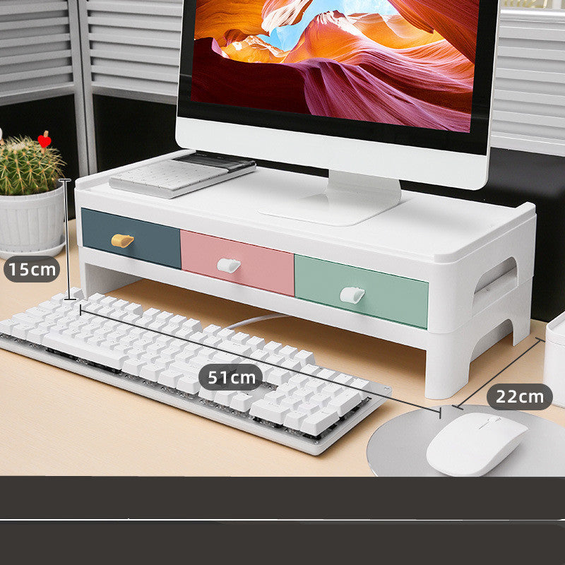 Monitor Increase Rack Office Desktop Computer Base Bracket