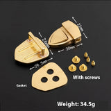 Pure Brass Bag Hardware Accessories Mortise Lock