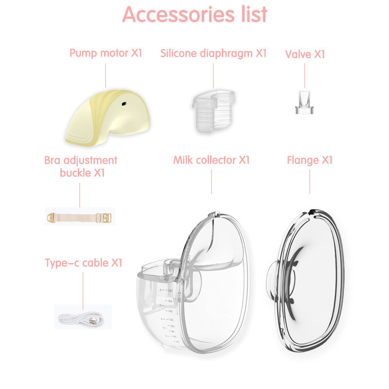 Wearable Electric Breast Invisible Integrated Static