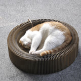 Corrugated Scratching Board Organ Nest Foldable Large Cat Toy Claw Sharpener Pet Supplies