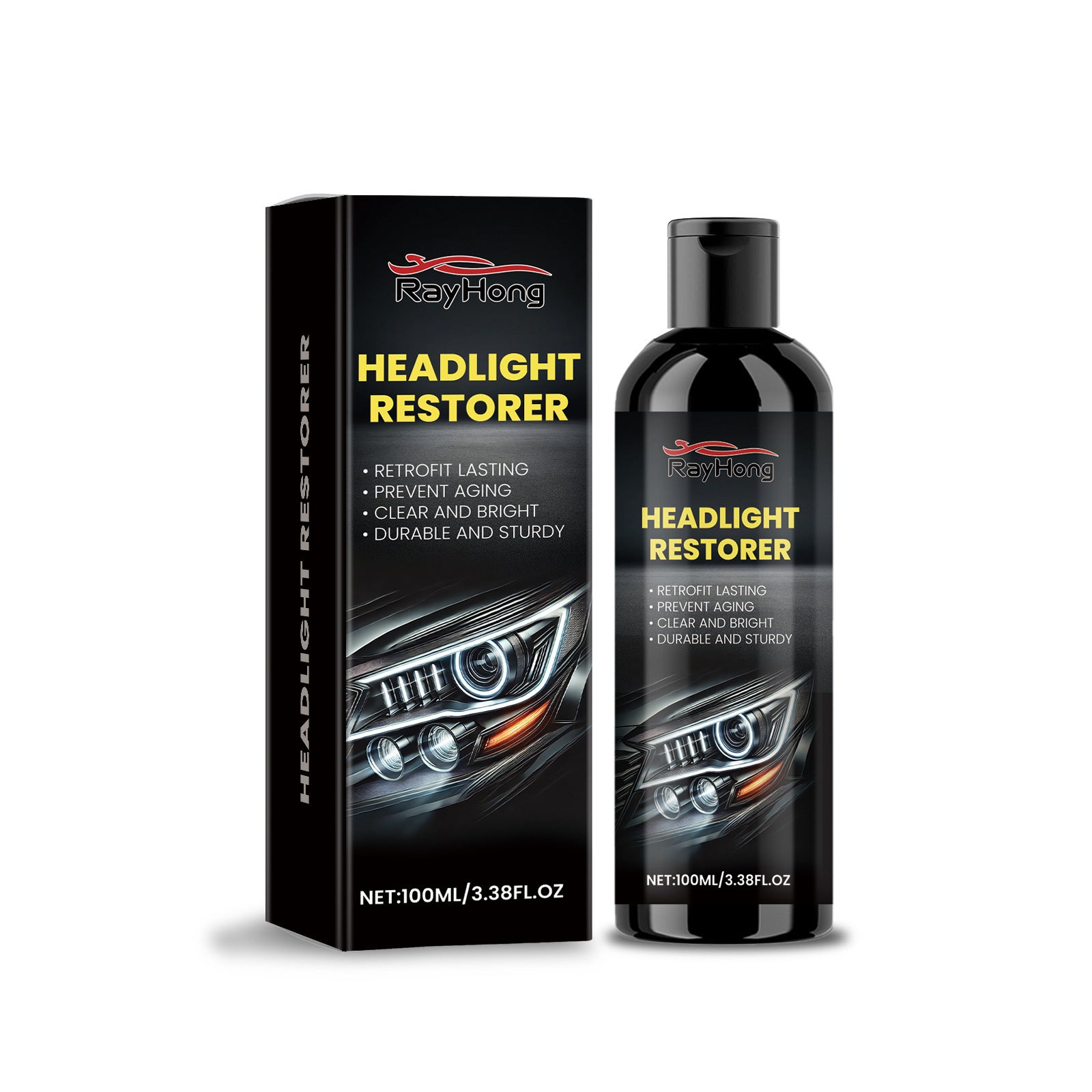 Car Headlight Care Brightening Cleaning Solution