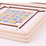 Magnetic Wooden Lianliankan Right Bumping Game For Early Childhood Education
