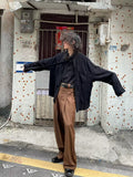 Long Sleeve Jacket with Splicing Belt