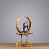 Creative Upscale Home Decorations Yoga Girl Resin Decorations