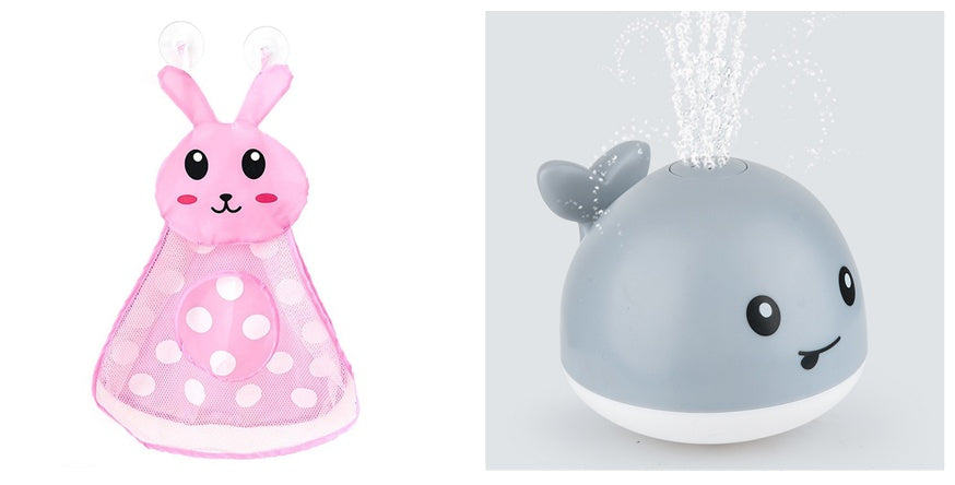 New Baby ҳаммом ванна барқ ​​Induction Whale Spray Toy хурд