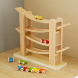 Baby Beech Grounder Track Inertia Walker Car Children Training Visual Grasping Ability Baby Early Education 1 Year Old