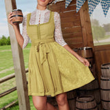 Elegant Graceful Style Waist Stitching Women's Short Skirt Dress