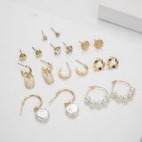 New Style Pearl Earrings For Girls European And American Jewelry