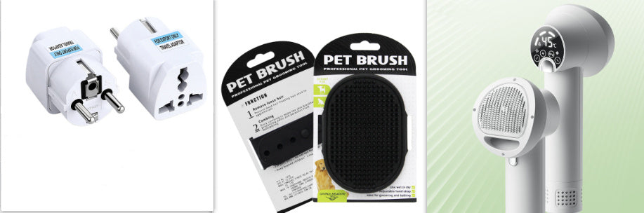 Smart Pet Hair Dryer Dog Golden Retriever Cat Grooming Hairdressing Blow &amp; Comb Silent No Harm Pet Cleaning Supplies Pet Products
