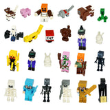 Digital Countdown Blind Box Assembling Building Blocks Pixel Robot Game Children Gift