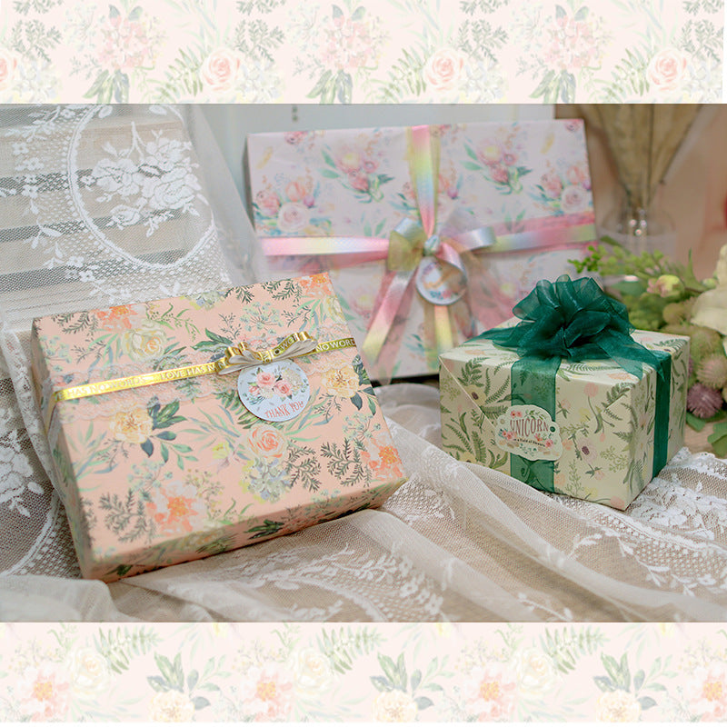 Matte White Leather Gift Wrapping Paper