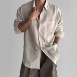 Pocket design workwear shirt coat