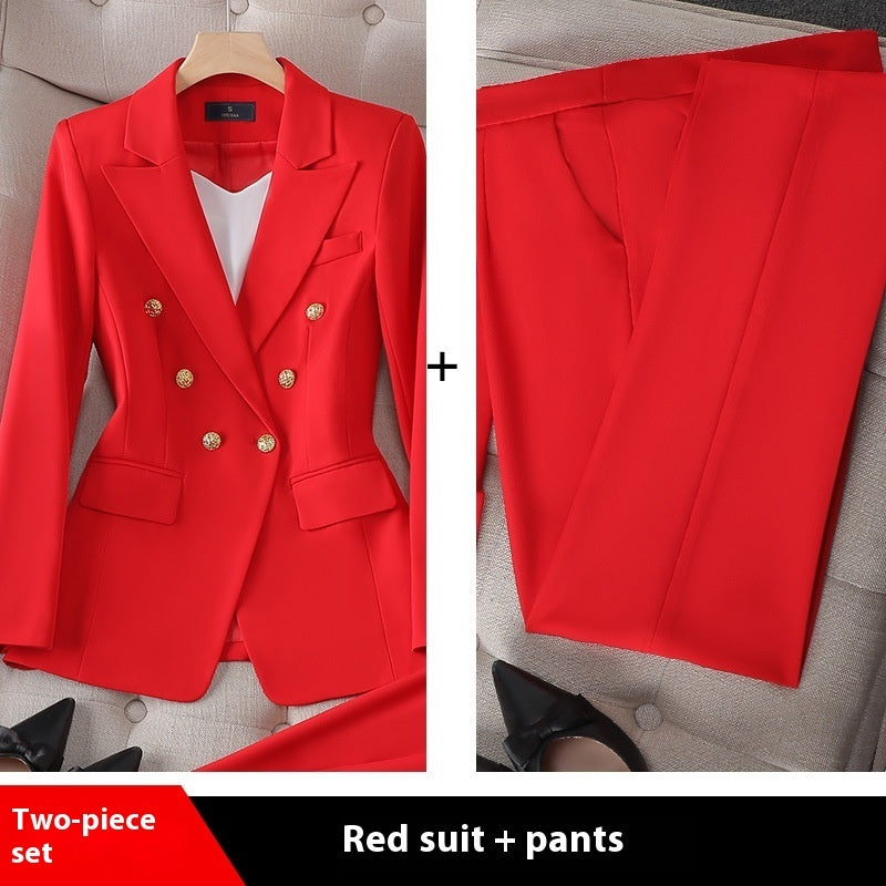 Women's Fashion High-end Temperament Formal Suit