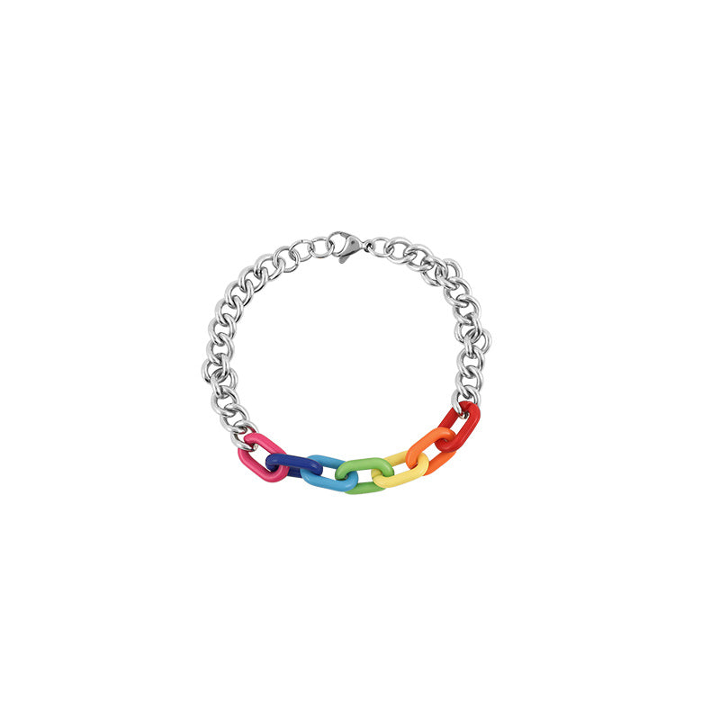 Дастпонаи рангоранги Beaded Smiley Dice Tide Brand Stitching заргарӣ тӯҳфа Рӯзи писарон