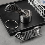 Color Silicone Handle Stainless Steel Measuring Cup