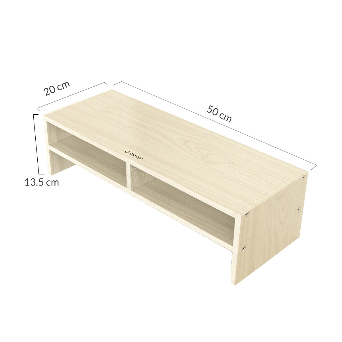 Monitor Increase Rack Adjustable Desktop Storage Computer Base Wooden Bracket Rack