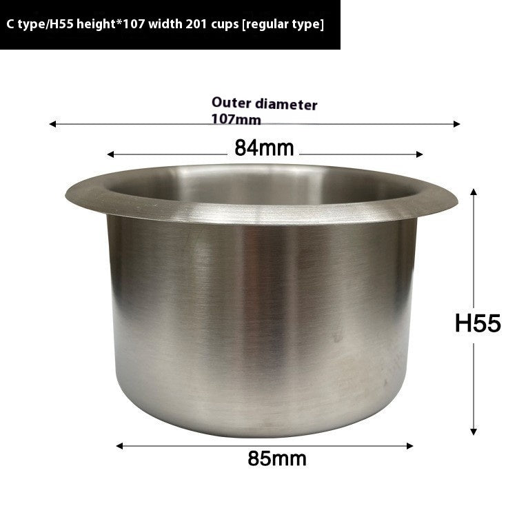 Stainless Steel Cup Saucer RV Modification Accessories
