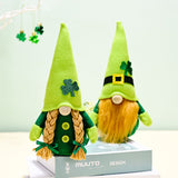 Irish Festival Decorated With Green Rudolph Action Figures