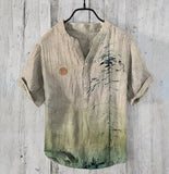 Short Sleeve Shirt 3D Print Casual Loose Pullover