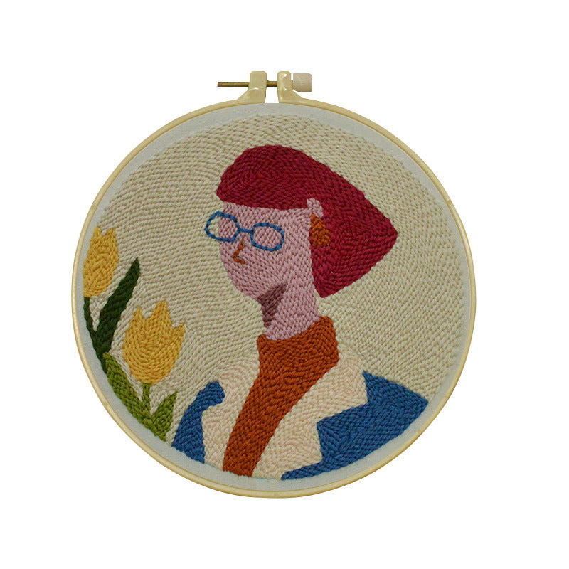 Embroidery Diy Material Pack Set Making Handmade
