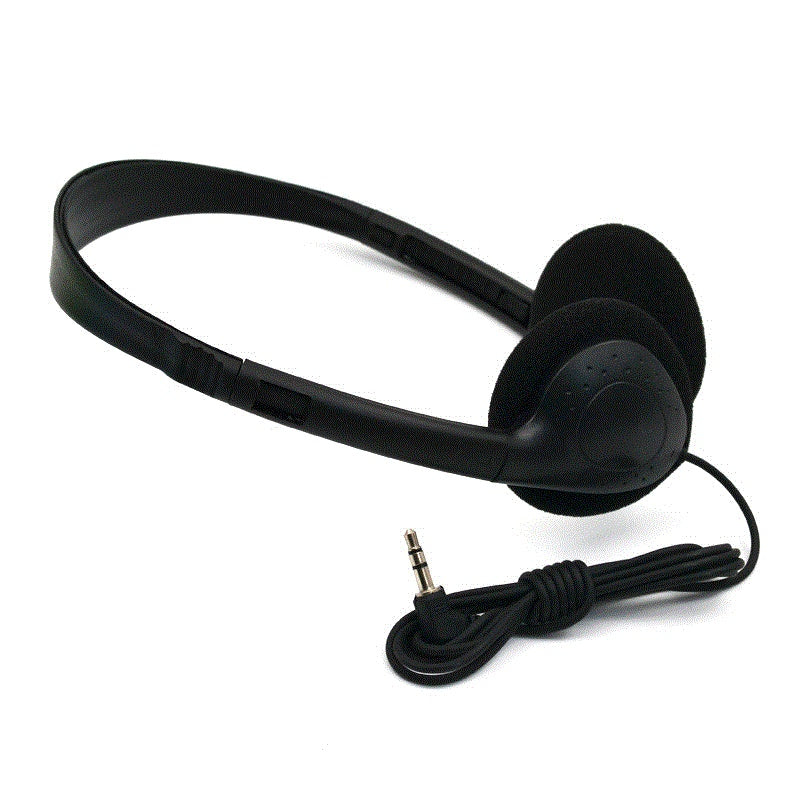 Solid Color Personalized Head Wear Airline Headphones