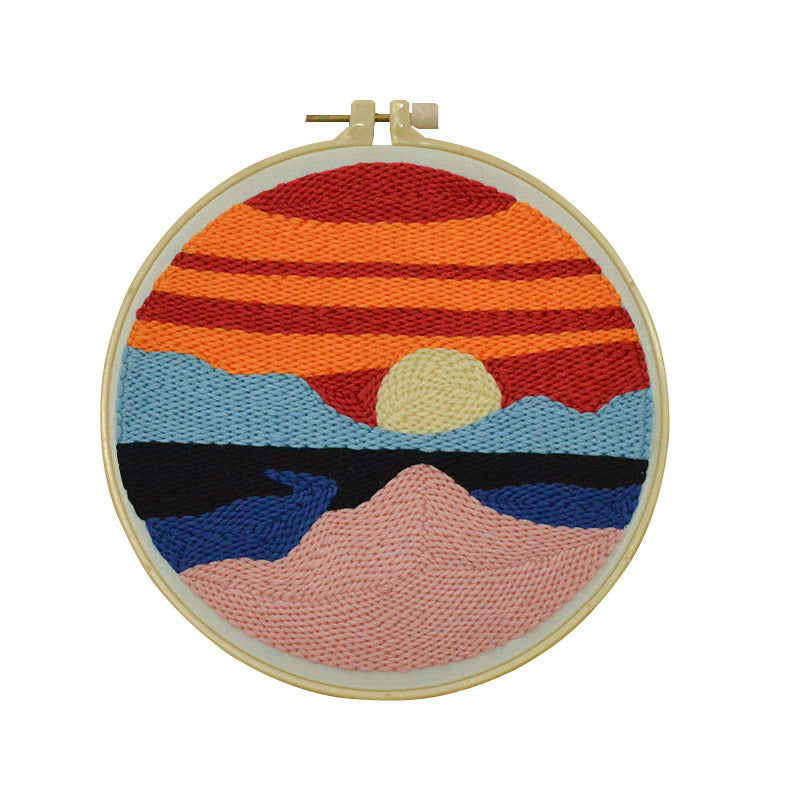 Embroidery Diy Material Pack Set Making Handmade
