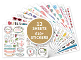 A4 Love Wedding Scrapbooking Stickers