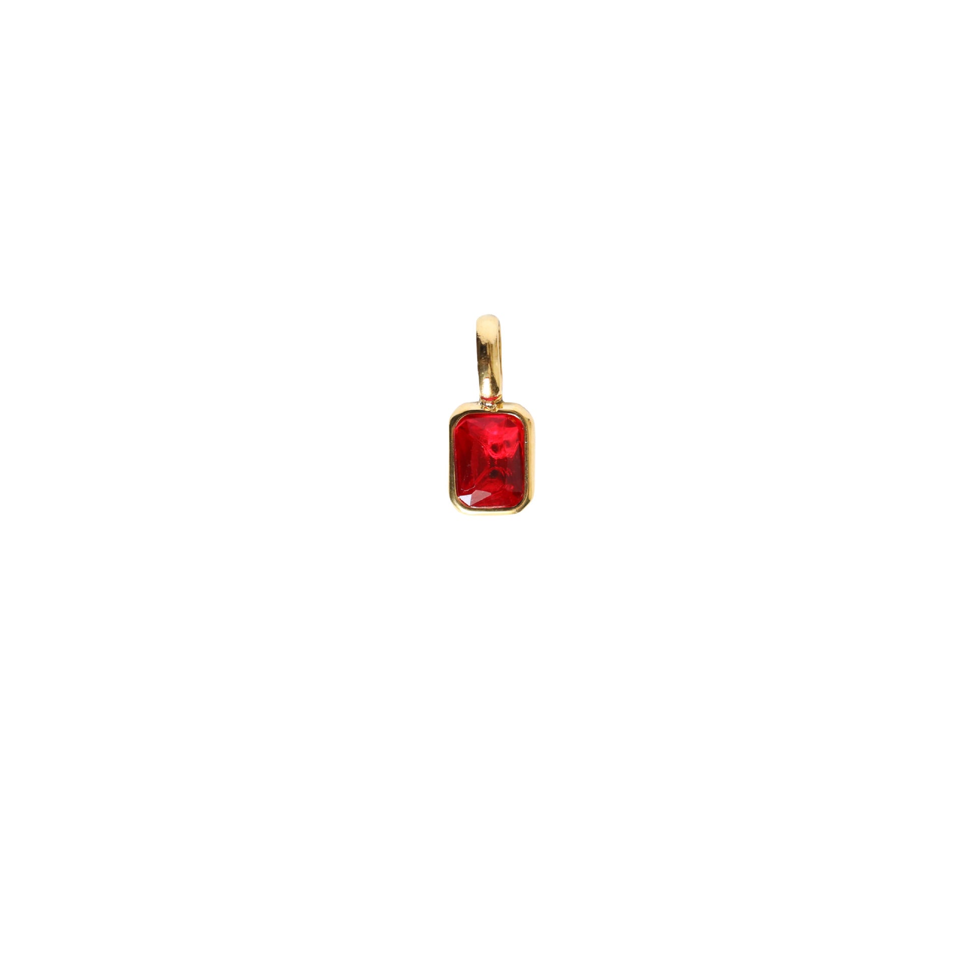 Titanium Steel Color 12 Birthstone Pendant Diy Accessories For Women