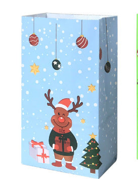 Flat Gift Wrapping DIY Baked Snack Food Packaging Paper Bag