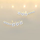 Diamond Snowflake Female All Match Luxury Earrings