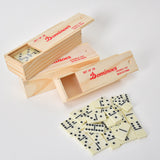Dominoes Wooden Box Suit Game Puzzle