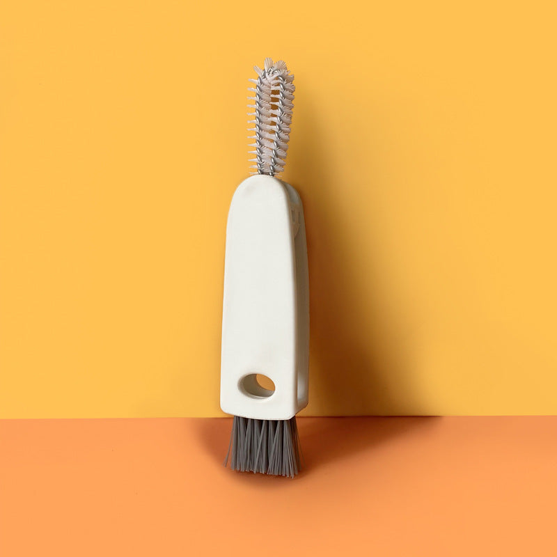 Three-in-one Cup Cover Cleaning Brush Japanese-style Apron Groove Cleaning Brush Kitchen Tools Supplies