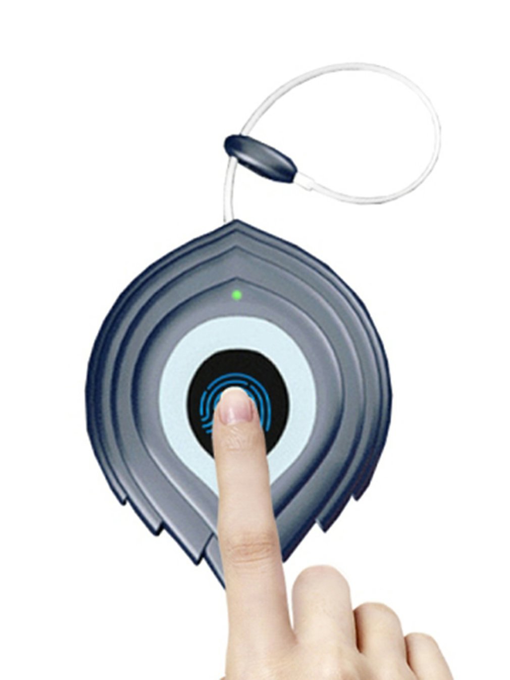 Fingerprint Smart Padlock Small Lock Head Anti-theft Lock