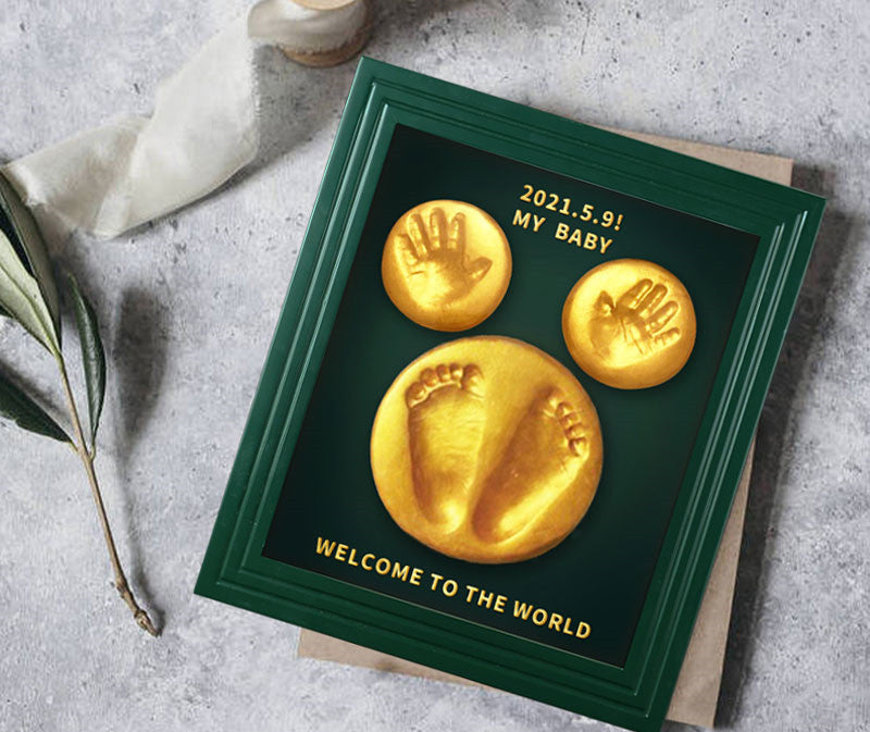 Hand And Foot Print Mud Hand And Foot Print Permanent Lanugo Souvenir Making Baby Full Moon Gift