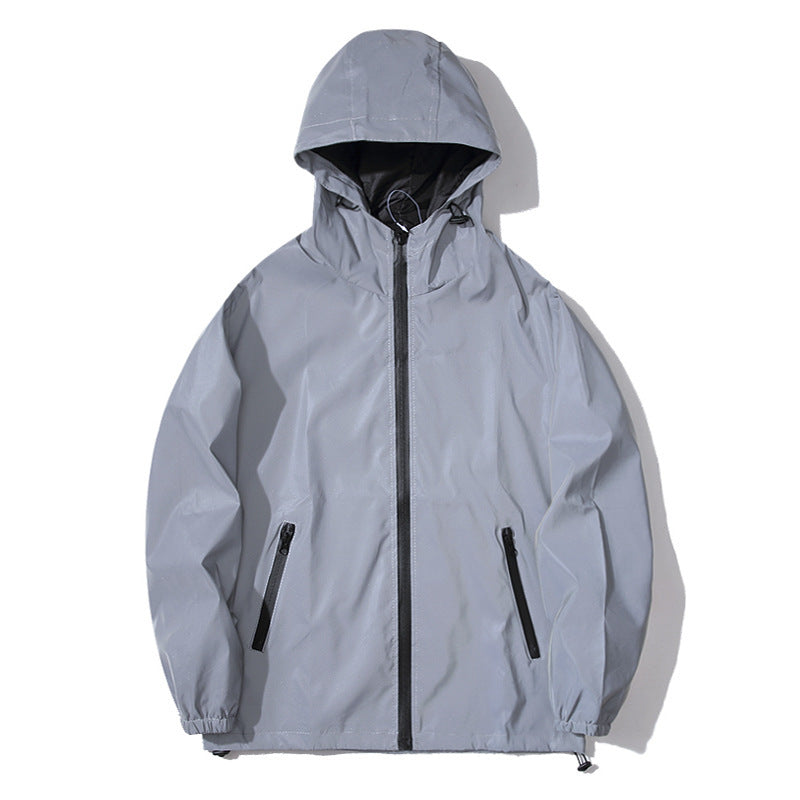 Autumn Luminous Assault Windbreaker Japanese Brand Tide For Couples Reflective Clothing