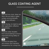 Car Glass Coating Spray Cleaning