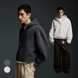 Двухстороннее пальто из овечьей шерсти в стиле ретро, сохраняющее тепло хлопковая одежда