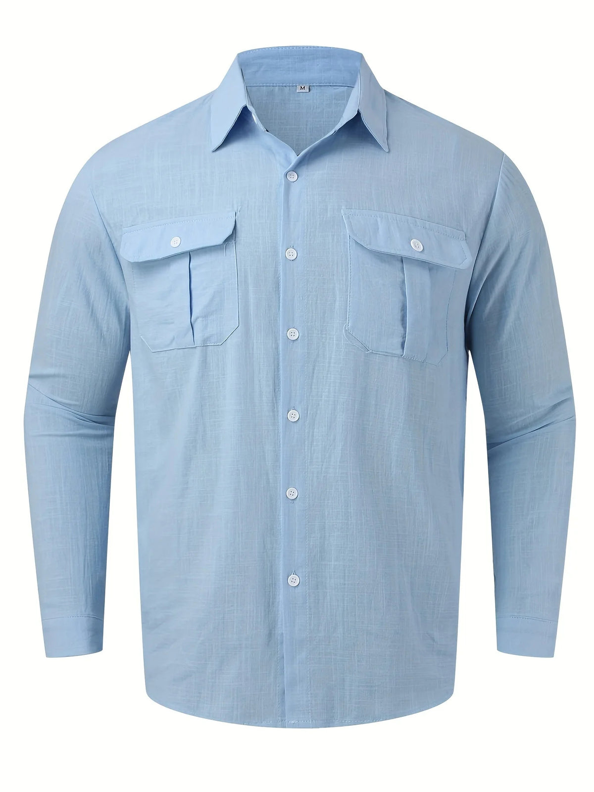 Мужская осенне-зимняя новая рабочая одежда с карманами и лацканами, рубашка с длинными рукавами