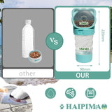 3 In 1 Pet Water Bottle Outdoor Portable Dog Water Bottle With Food Container Garbage Bags Dispenser For Cat Puppy Pets Stuff Accessories For Walking Hiking Travel