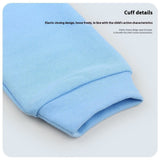 Зимний чисто-голубой топ с длинными рукавами