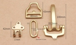 Men's Brass Belt Buckle Accessories