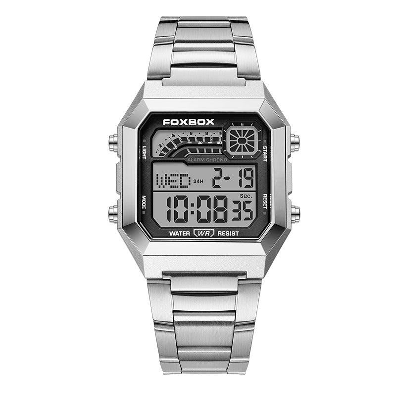 New Square Electronic Sports Outdoor Waterproof Watch For Men And Women