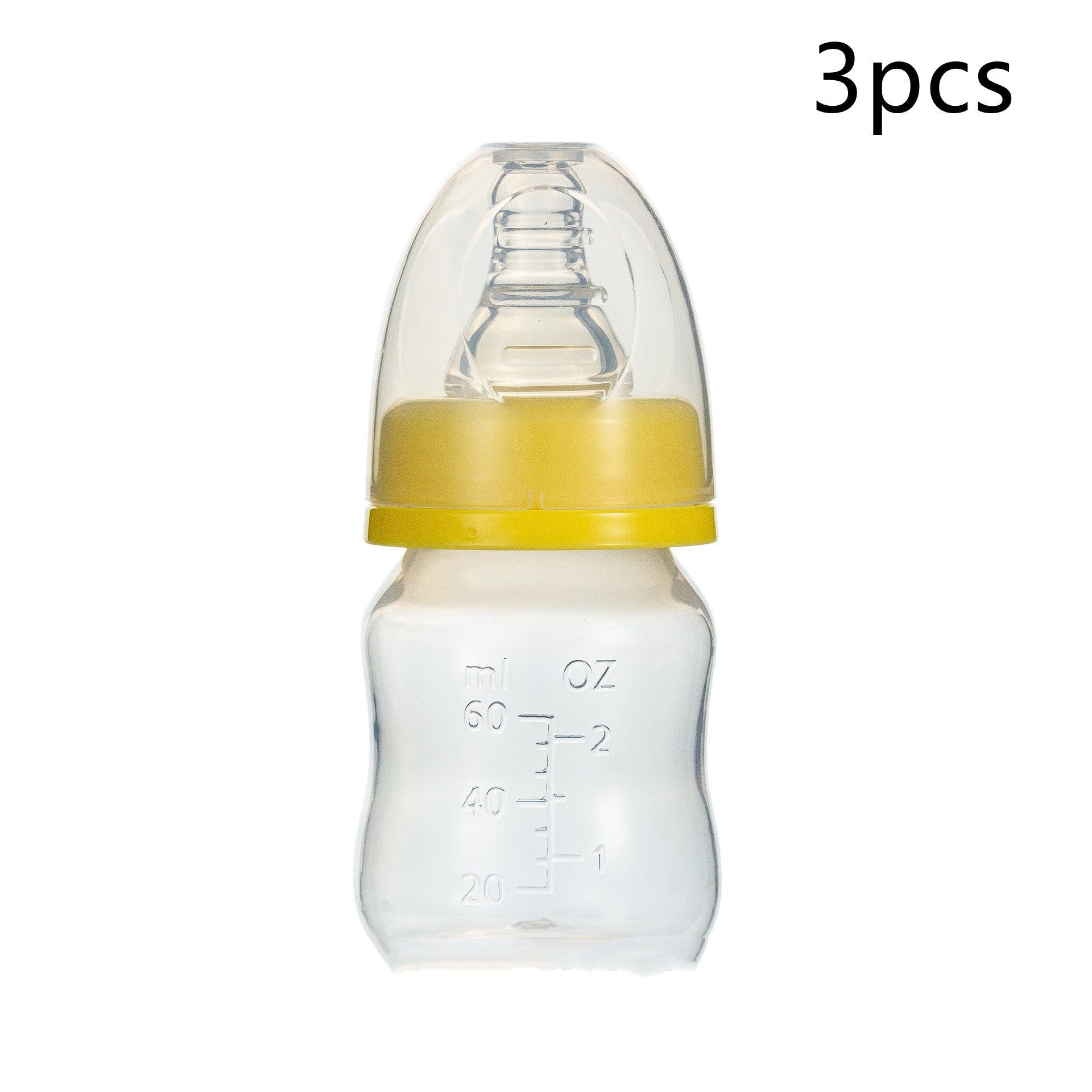 Stereoscopic Sucking PP Silica Gel Baby Care Bottle