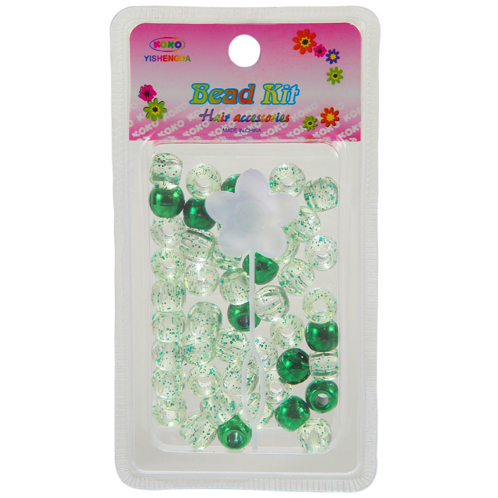 New Transparent Colored Pigtail Beading