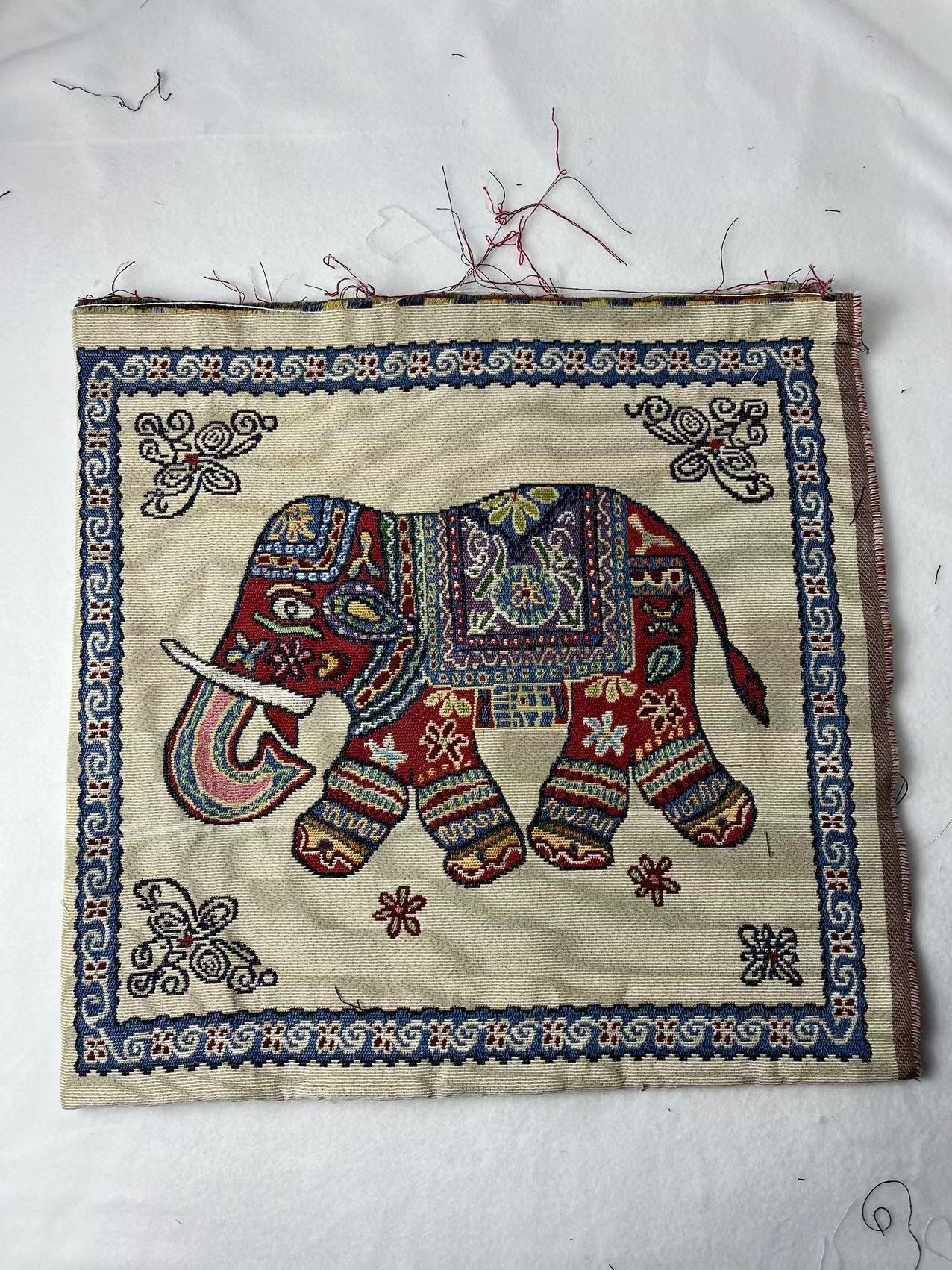 Ethnic Style Yarn-dyed Jacquard Fabric Coat Shoes And Hats Bags Sofa Decorative Cloth