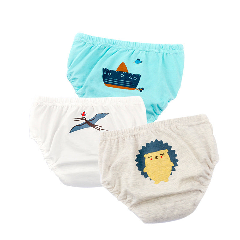 Cartoon Baby Boy Briefs Without PP Children's Bread Pants