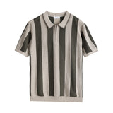 Свитери абрешими яхбандии остини кӯтоҳи тобистонаи мардона