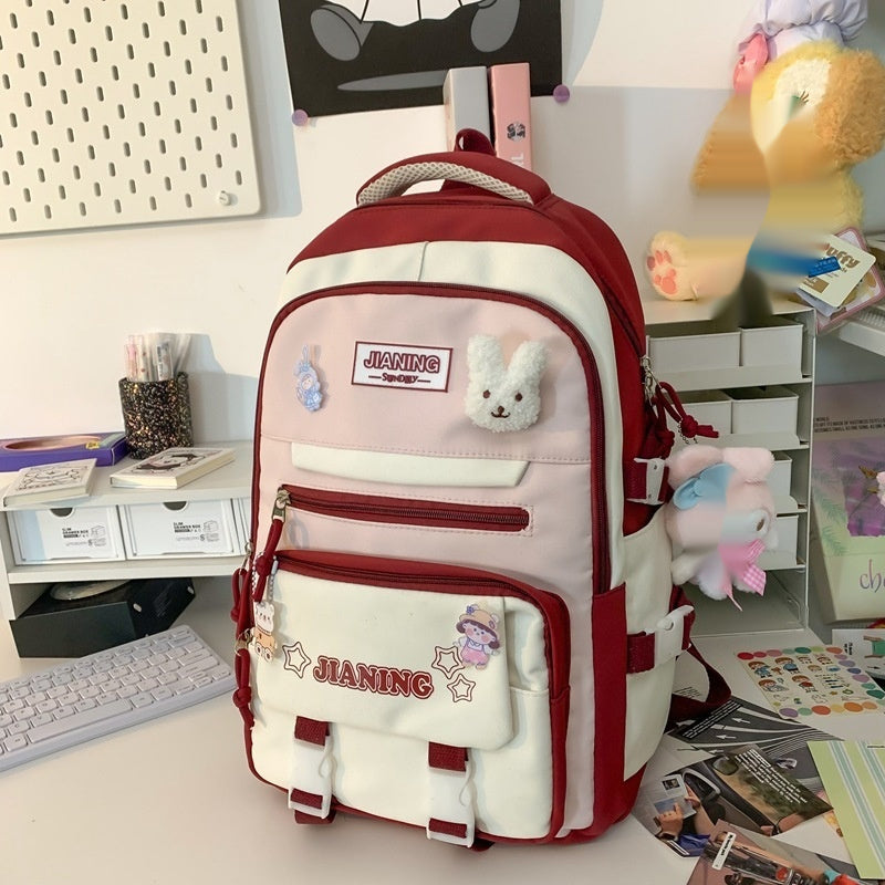 Korean Style Junior's Schoolbag Large Capacity Cute Elementary School Studebt Backpack