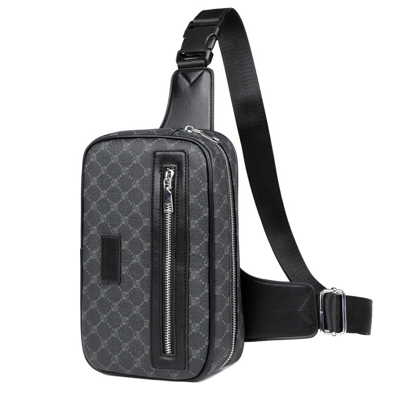 Men's Chest Printed Light Luxury Cross-border Shoulder Bag Casual