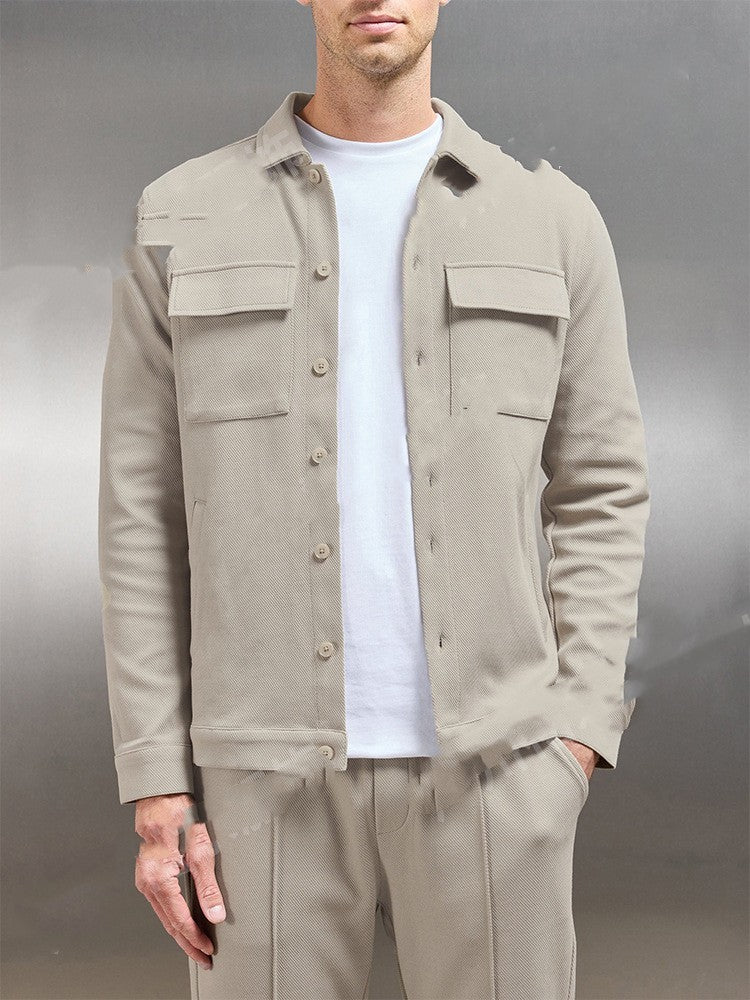 Однотонная повседневная модная куртка